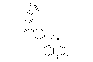 5-[4-(1H-benzimidazole-5-carbonyl)piperazine-1-carbonyl]-1H-pyrido[2,3-d]pyrimidine-2,4-quinone