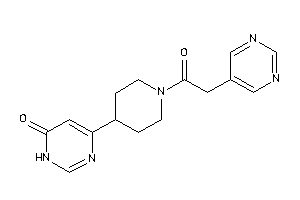 4-[1-[2-(5-pyrimidyl)acetyl]-4-piperidyl]-1H-pyrimidin-6-one