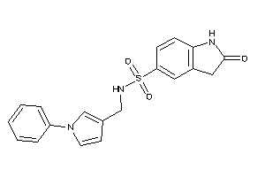 2-keto-N-[(1-phenylpyrrol-3-yl)methyl]indoline-5-sulfonamide