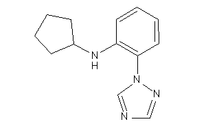 Cyclopentyl-[2-(1,2,4-triazol-1-yl)phenyl]amine