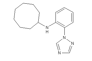 Cyclooctyl-[2-(1,2,4-triazol-1-yl)phenyl]amine