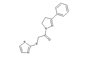 1-(3-phenyl-2-pyrazolin-1-yl)-2-(thiazol-2-ylthio)ethanone