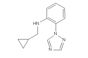 Cyclopropylmethyl-[2-(1,2,4-triazol-1-yl)phenyl]amine