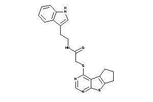 N-[2-(1H-indol-3-yl)ethyl]-2-(BLAHylthio)acetamide