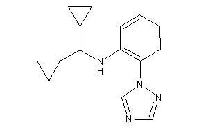 Dicyclopropylmethyl-[2-(1,2,4-triazol-1-yl)phenyl]amine