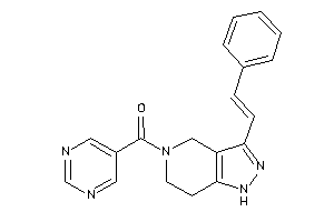 5-pyrimidyl-(3-styryl-1,4,6,7-tetrahydropyrazolo[4,3-c]pyridin-5-yl)methanone
