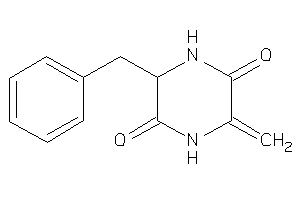3-benzyl-6-methylene-piperazine-2,5-quinone