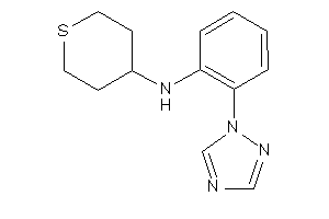 Tetrahydrothiopyran-4-yl-[2-(1,2,4-triazol-1-yl)phenyl]amine