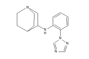 Quinuclidin-3-yl-[2-(1,2,4-triazol-1-yl)phenyl]amine