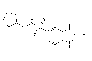 N-(cyclopentylmethyl)-2-keto-1,3-dihydrobenzimidazole-5-sulfonamide