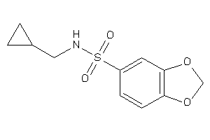 N-(cyclopropylmethyl)-1,3-benzodioxole-5-sulfonamide