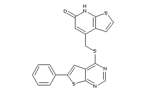 4-[[(6-phenylthieno[2,3-d]pyrimidin-4-yl)thio]methyl]-7H-thieno[2,3-b]pyridin-6-one