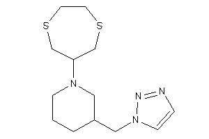 1-(1,4-dithiepan-6-yl)-3-(triazol-1-ylmethyl)piperidine