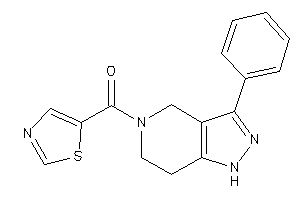 Image of (3-phenyl-1,4,6,7-tetrahydropyrazolo[4,3-c]pyridin-5-yl)-thiazol-5-yl-methanone