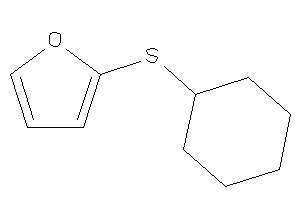 2-(cyclohexylthio)furan