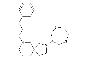 2-(1,4-dithiepan-6-yl)-9-(3-phenylpropyl)-2,9-diazaspiro[4.5]decane