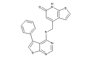 4-[[(5-phenylthieno[2,3-d]pyrimidin-4-yl)thio]methyl]-7H-thieno[2,3-b]pyridin-6-one