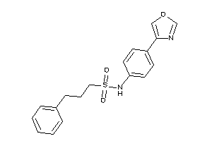 N-(4-oxazol-4-ylphenyl)-3-phenyl-propane-1-sulfonamide