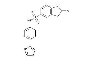 2-keto-N-(4-oxazol-4-ylphenyl)indoline-5-sulfonamide