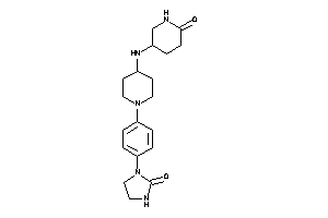 5-[[1-[4-(2-ketoimidazolidin-1-yl)phenyl]-4-piperidyl]amino]-2-piperidone
