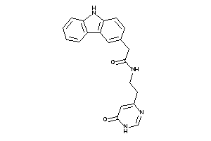 2-(9H-carbazol-3-yl)-N-[2-(6-keto-1H-pyrimidin-4-yl)ethyl]acetamide