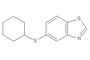 5-(cyclohexylthio)-1,3-benzothiazole