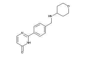 2-[4-[(tetrahydropyran-4-ylamino)methyl]phenyl]-1H-pyrimidin-6-one