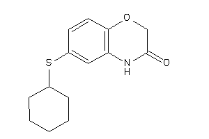 6-(cyclohexylthio)-4H-1,4-benzoxazin-3-one