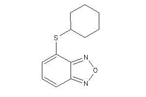 Image of 4-(cyclohexylthio)benzofurazan