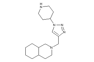 2-[[1-(4-piperidyl)triazol-4-yl]methyl]-3,4,4a,5,6,7,8,8a-octahydro-1H-isoquinoline