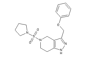 3-(phenoxymethyl)-5-pyrrolidinosulfonyl-1,4,6,7-tetrahydropyrazolo[4,3-c]pyridine