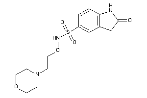 2-keto-N-(2-morpholinoethoxy)indoline-5-sulfonamide