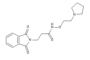 3-phthalimido-N-(2-pyrrolidinoethoxy)propionamide