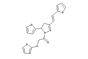 1-[5-(2-furyl)-3-[2-(2-furyl)vinyl]-2-pyrazolin-1-yl]-2-(thiazol-2-ylthio)ethanone