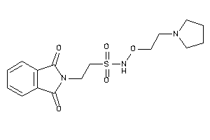 2-phthalimido-N-(2-pyrrolidinoethoxy)ethanesulfonamide