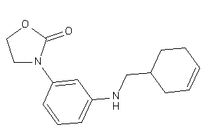 3-[3-(cyclohex-3-en-1-ylmethylamino)phenyl]oxazolidin-2-one