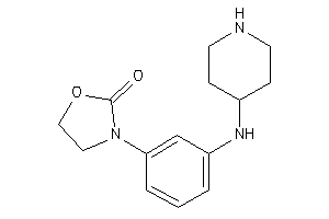 3-[3-(4-piperidylamino)phenyl]oxazolidin-2-one