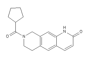 8-(cyclopentanecarbonyl)-1,6,7,9-tetrahydropyrido[4,3-g]quinolin-2-one