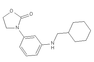 3-[3-(cyclohexylmethylamino)phenyl]oxazolidin-2-one