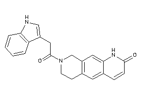 8-[2-(1H-indol-3-yl)acetyl]-1,6,7,9-tetrahydropyrido[4,3-g]quinolin-2-one