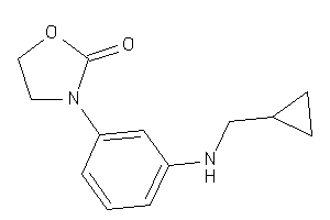 3-[3-(cyclopropylmethylamino)phenyl]oxazolidin-2-one