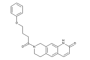 8-(4-phenoxybutanoyl)-1,6,7,9-tetrahydropyrido[4,3-g]quinolin-2-one