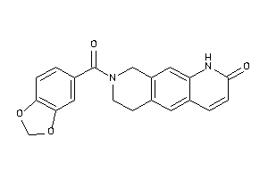 8-piperonyloyl-1,6,7,9-tetrahydropyrido[4,3-g]quinolin-2-one