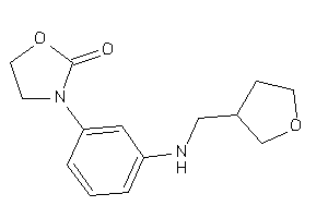 3-[3-(tetrahydrofuran-3-ylmethylamino)phenyl]oxazolidin-2-one