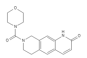 8-(morpholine-4-carbonyl)-1,6,7,9-tetrahydropyrido[4,3-g]quinolin-2-one