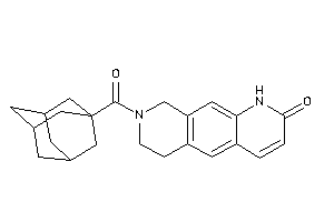 8-(adamantane-1-carbonyl)-1,6,7,9-tetrahydropyrido[4,3-g]quinolin-2-one