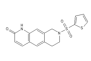 8-(2-thienylsulfonyl)-1,6,7,9-tetrahydropyrido[3,2-g]isoquinolin-2-one