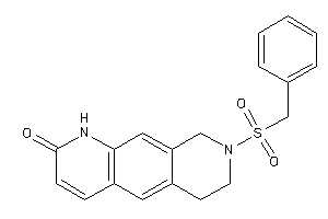 8-benzylsulfonyl-1,6,7,9-tetrahydropyrido[3,2-g]isoquinolin-2-one