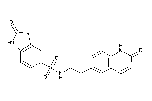 2-keto-N-[2-(2-keto-1H-quinolin-6-yl)ethyl]indoline-5-sulfonamide