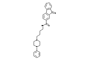 9-keto-N-[4-(4-phenylpiperazino)butyl]fluorene-2-carboxamide